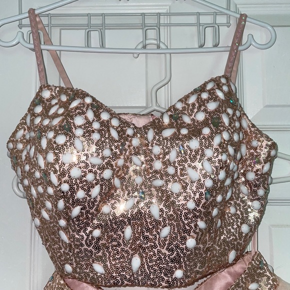 Two piece grad dress - Picture 3 of 4